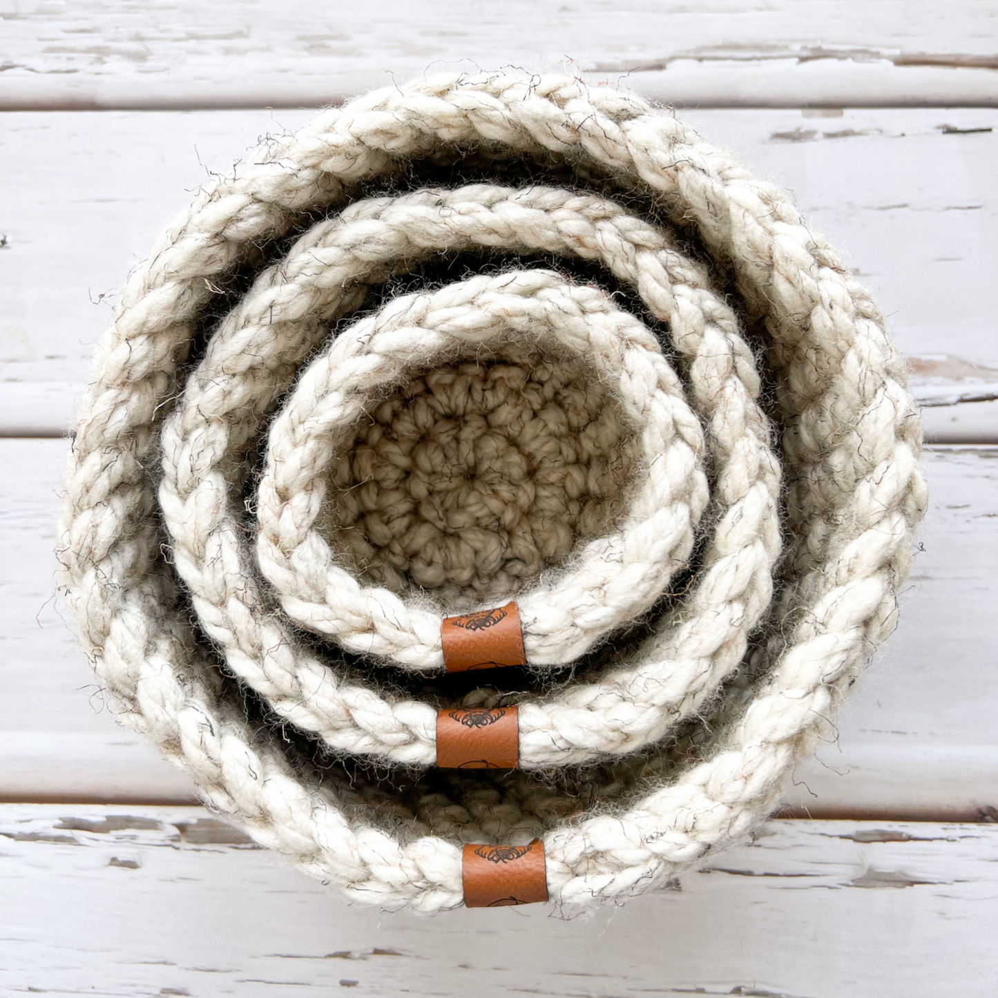 Handmade Nesting Basket Trio