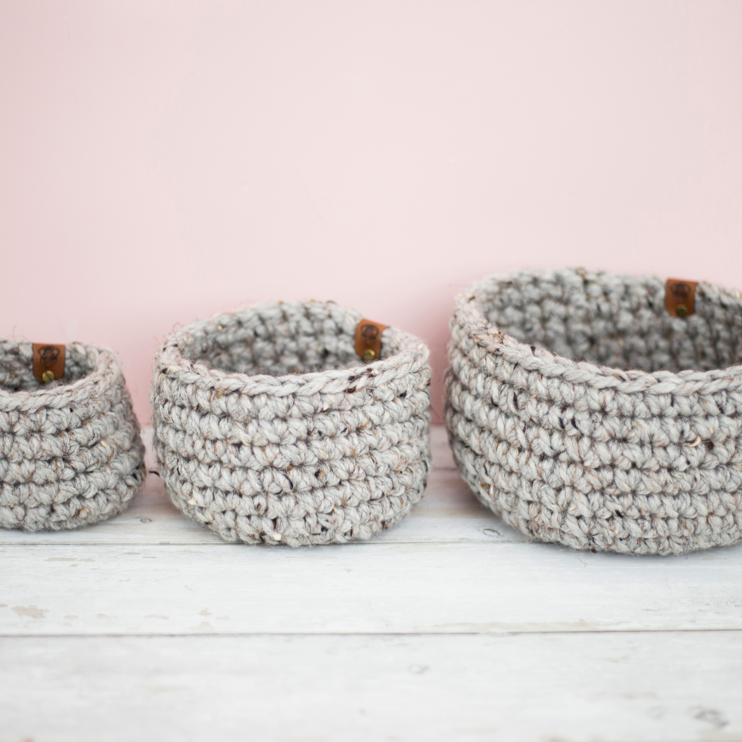 Handmade Nesting Basket Trio