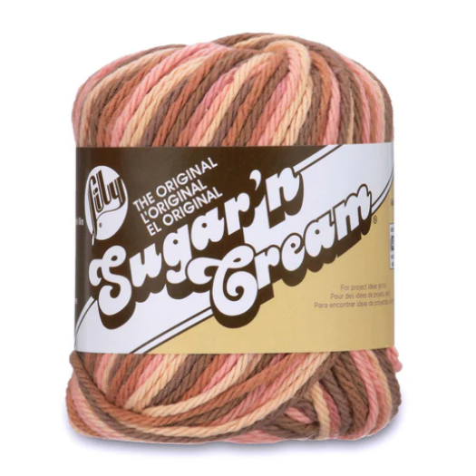 Lily Sugar & Cream 56.7g Multi-Colours 100% Cotton Yarn