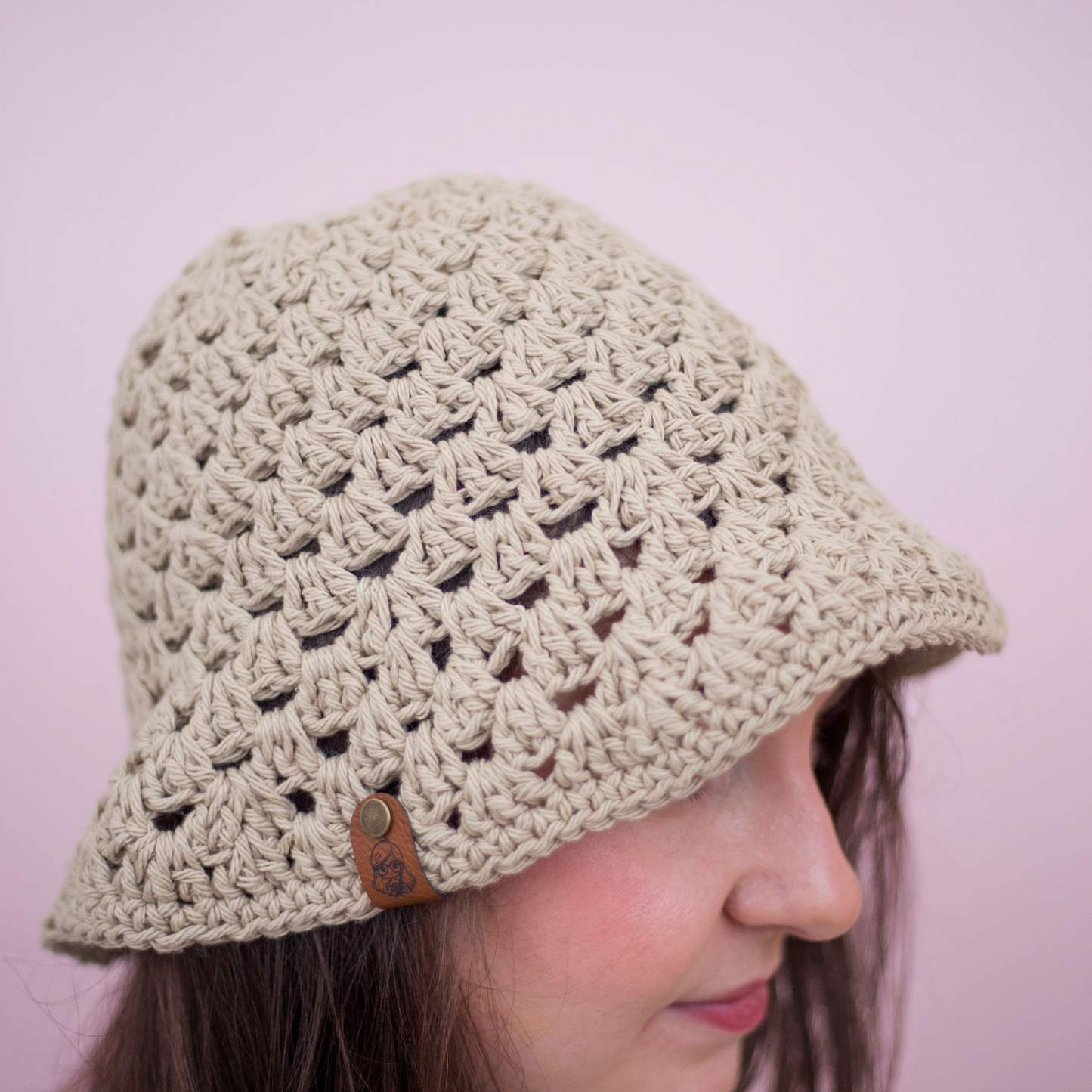 Crochet Granny Stitch Bucket Hat