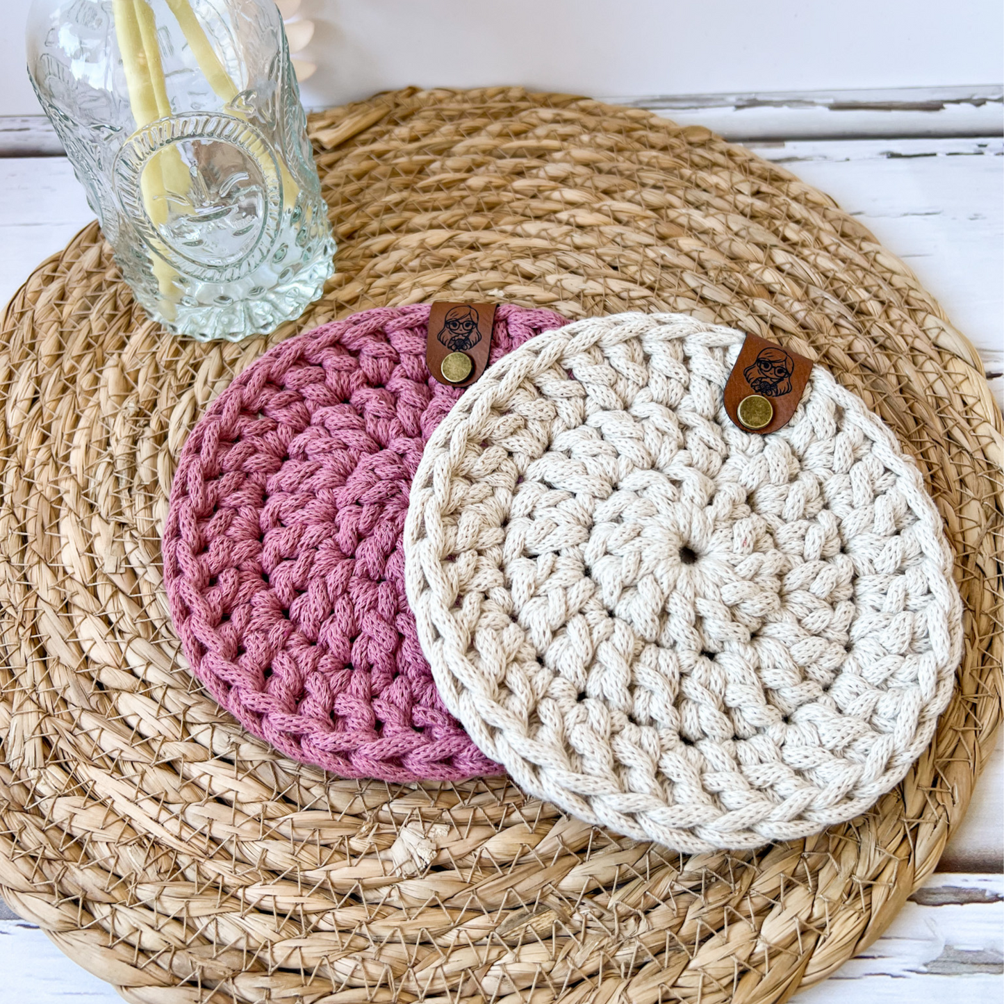 Large Crochet Coaster